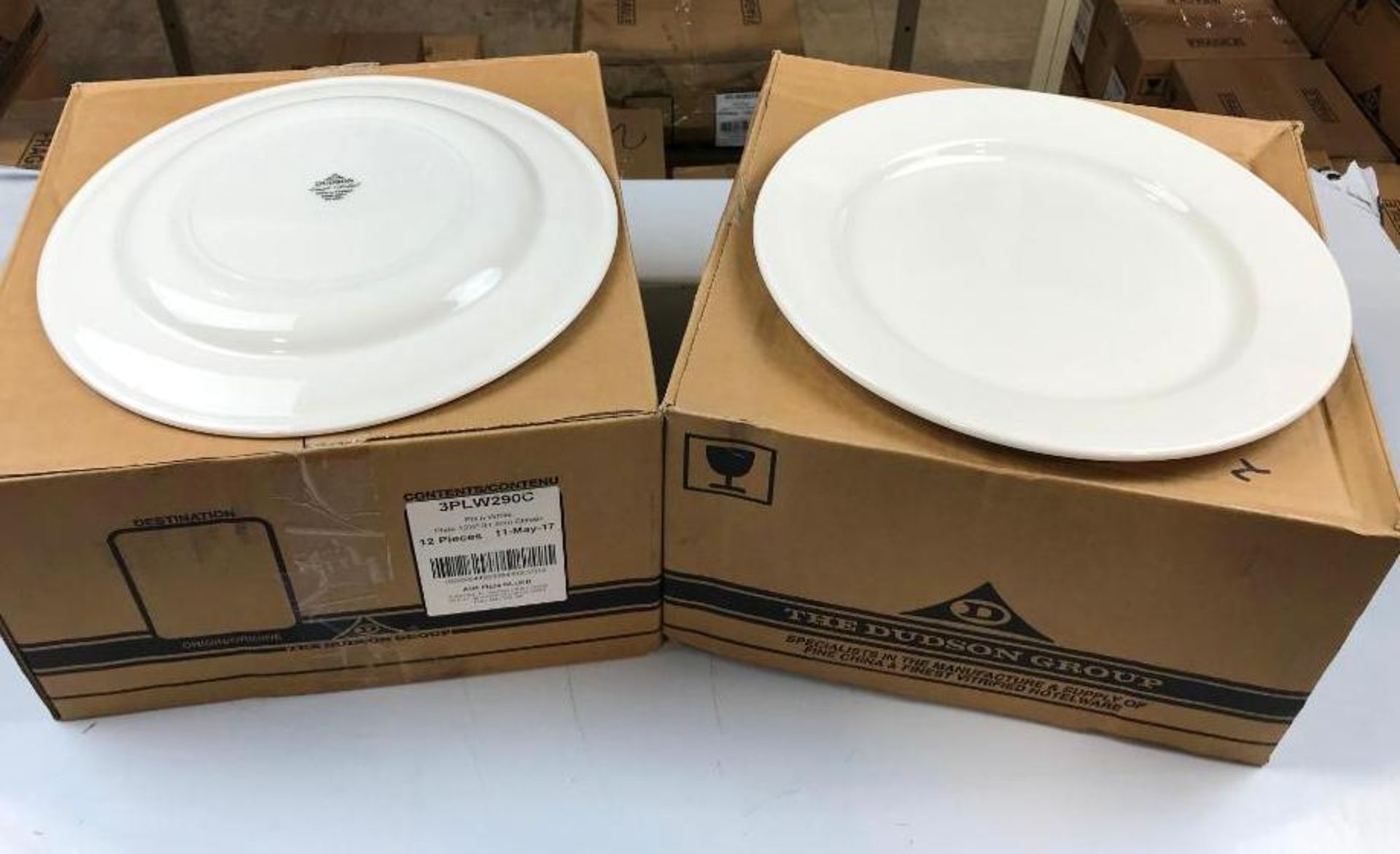2 CASES OF DUDSON CLASSIC PLATE 12.5" - 12/CASE, MADE IN ENGLAND