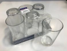 CONIQUE HEAVY DUTY HI-BALL GLASSES - BOX OF 6 - ARCOROC 55970 - NEW