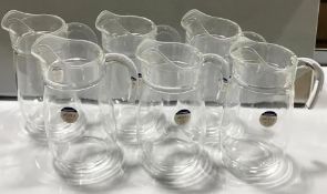 77.5OZ/2.3L TIVOLI GLASS PITCHERS - LOT OF 6 (1 BOX), LUMINARC 28438 - NEW