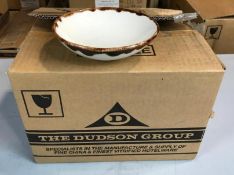 DUDSON HARVEST NATURAL BOWL 4 7/8" - 12/CASES, MADE IN ENGLAND