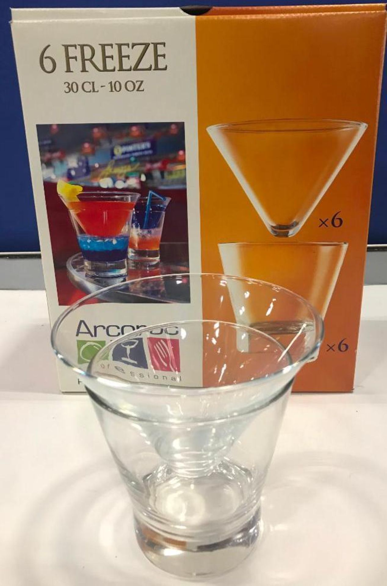 FREEZE COCKTAIL GLASSES, ARCOROC C2773 - BOX OF 6 - NEW - Image 2 of 3