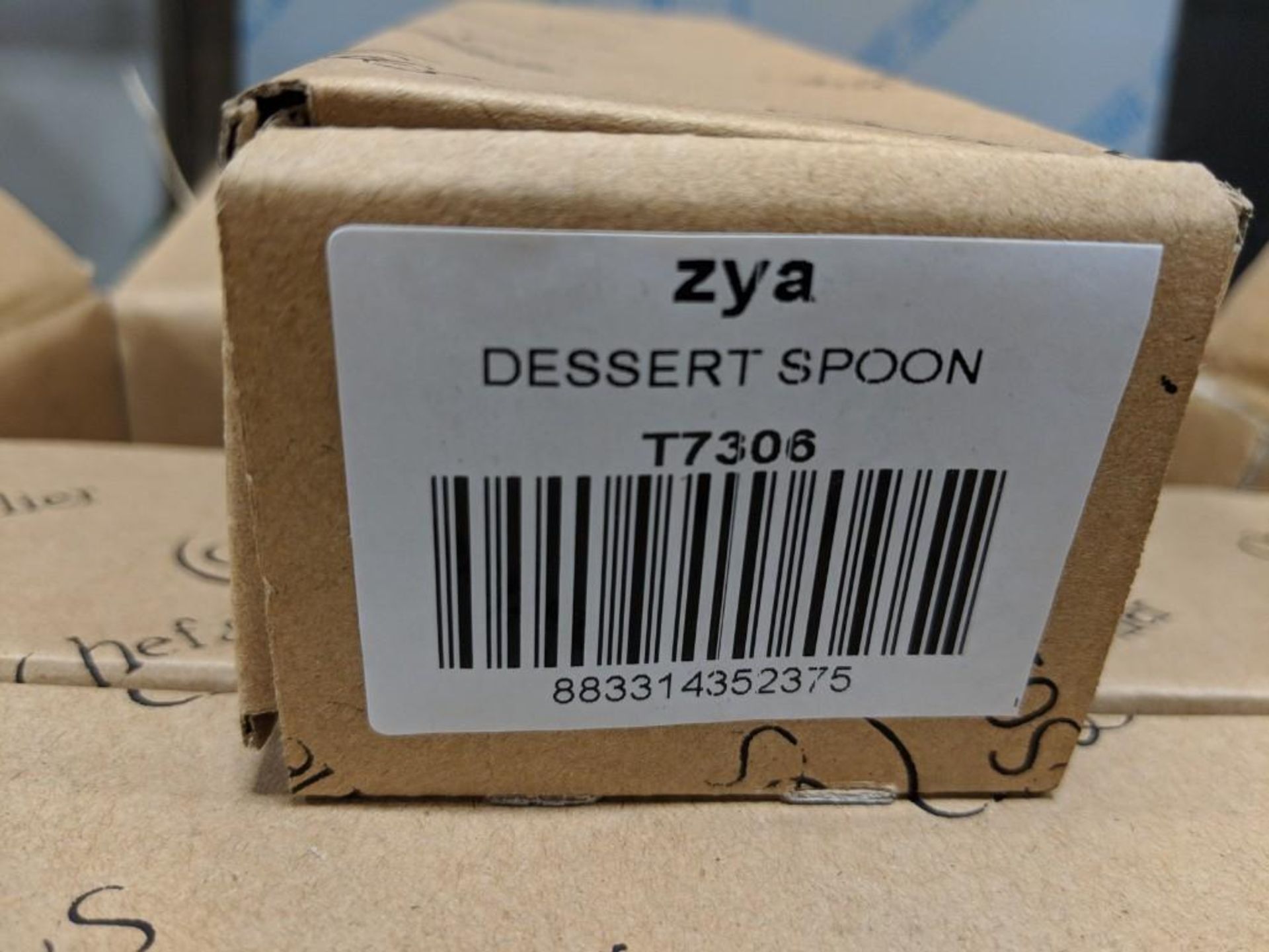 7-1/4" DESSERT SPOONS, EXTRA HEAVY WEIGHT CHEF & SOMMELIER T7306 - LOT OF 12 - Image 4 of 4