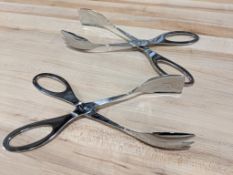 11" SALAD TONGS, CHEF & SOMMELIER "DARDEN" FH049 - LOT OF 2 - NEW