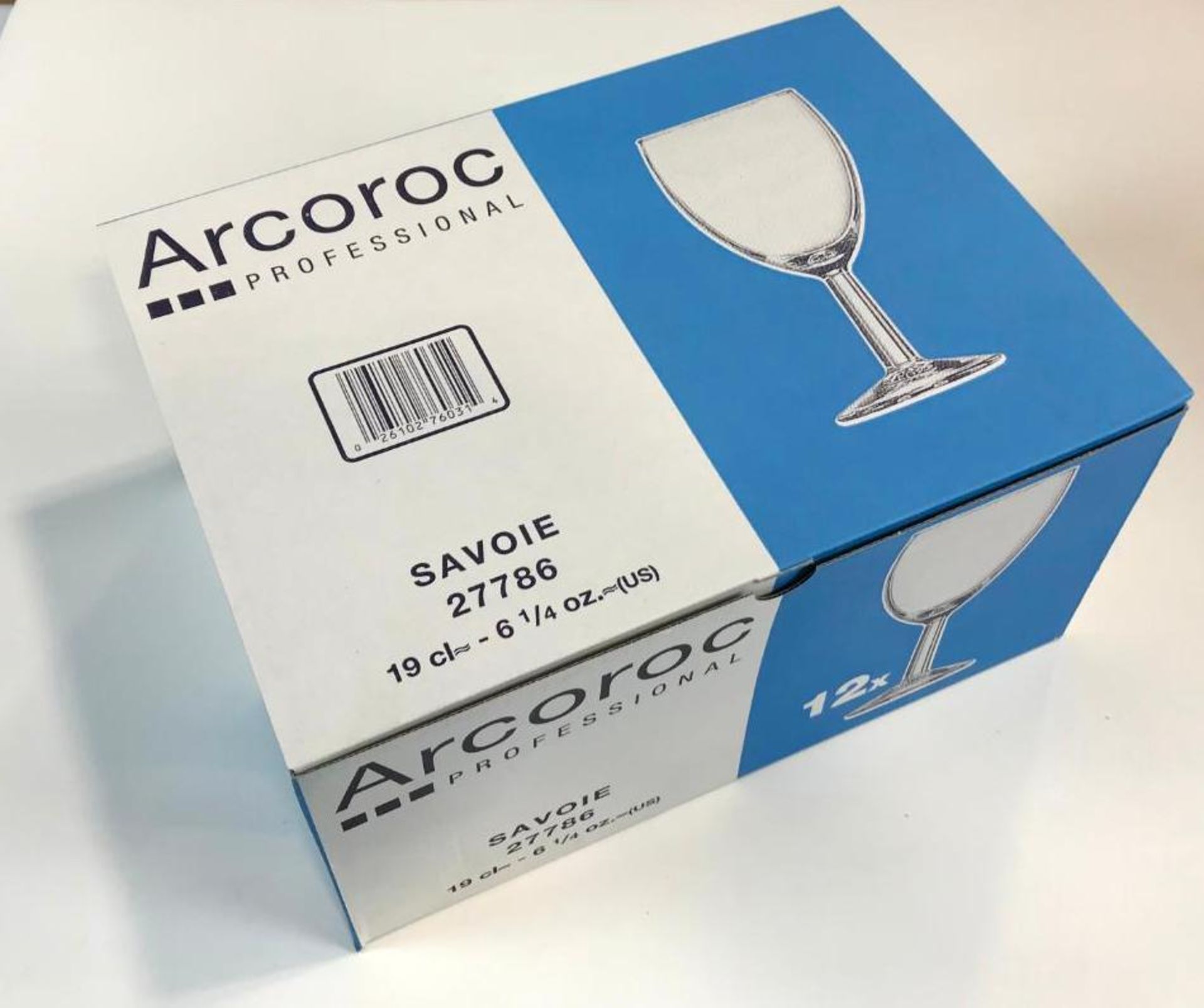 6.7OZ/190ML SAVOIE WINE GLASSES, ARCOROC 27786 - CASE OF 12 - NEW - Image 4 of 4