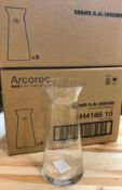 2 CASES OF ARCOROC H4166 CASCADE 17 OZ DECANTER - LOT OF 12 - NEW