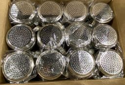 10OZ STAINLESS STEEL DREDGERS - LOT OF 12 - NEW