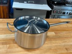 10QT HEAVY DUTY COMMERCIAL STAINLESS SAUCE PAN