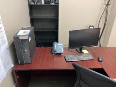 Lot of Dell Desktop Computer, Monitor, Mouse, Keyboard, and Office Phone