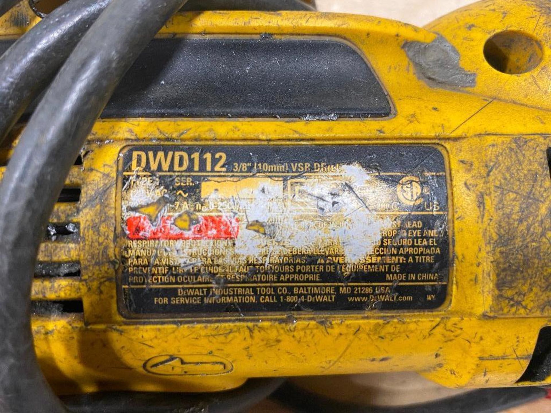 Dewalt DWD112 3/8-Inch VSR Drill - Image 2 of 2