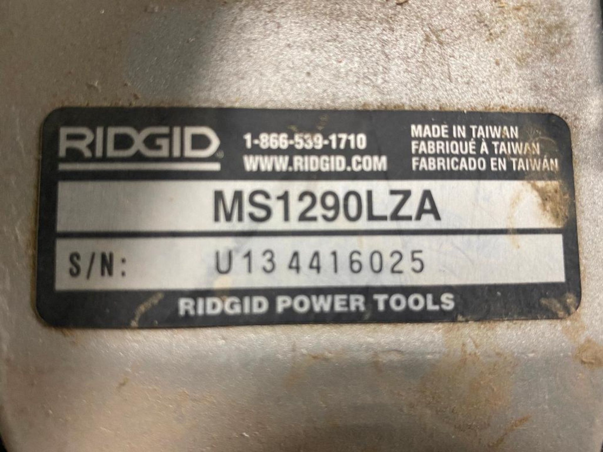 Ridgid MS1290LZA 12-Inch Compound Sliding Miter Saw with Laser - Image 4 of 4