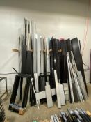 Lot of Asst. Aluminum Flashing, Aluminum Angle Iron, Aluminum Tubing, Window Frames, etc.