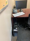 Lot of Dell Desktop Computer w/Monitor, Mouse, Keyboard, and Office Phone