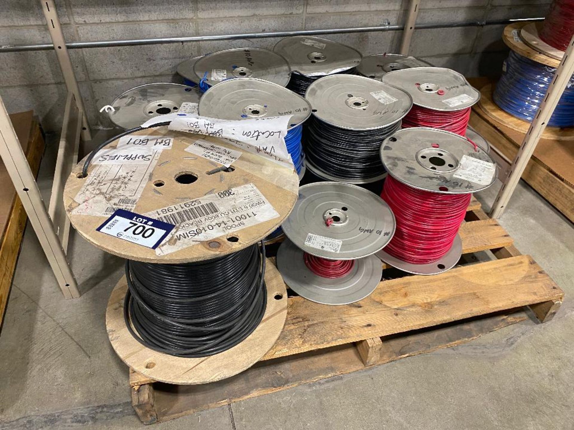 Pallet of Asst. 10AWG Electrical Wire