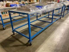 120" X 36" Steel Mobile Shop Table