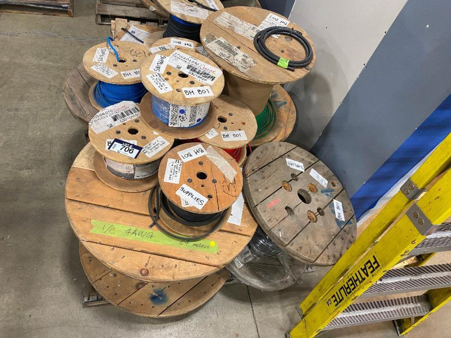 Pallet of Approx. (10) Spools of Asst. Electrical Wire - Image 2 of 8