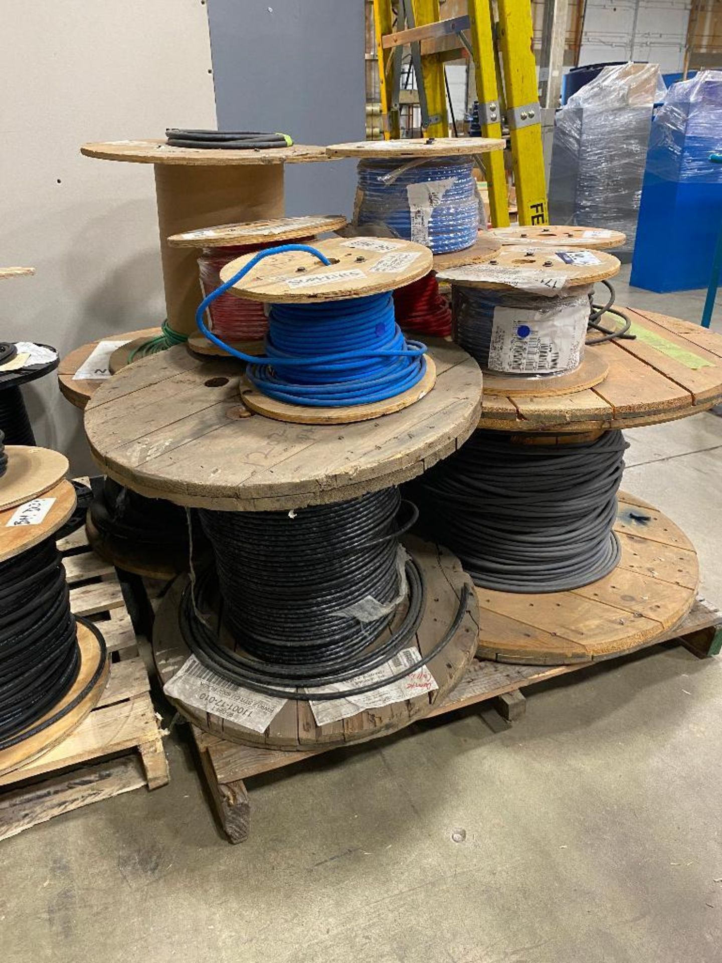 Pallet of Approx. (10) Spools of Asst. Electrical Wire