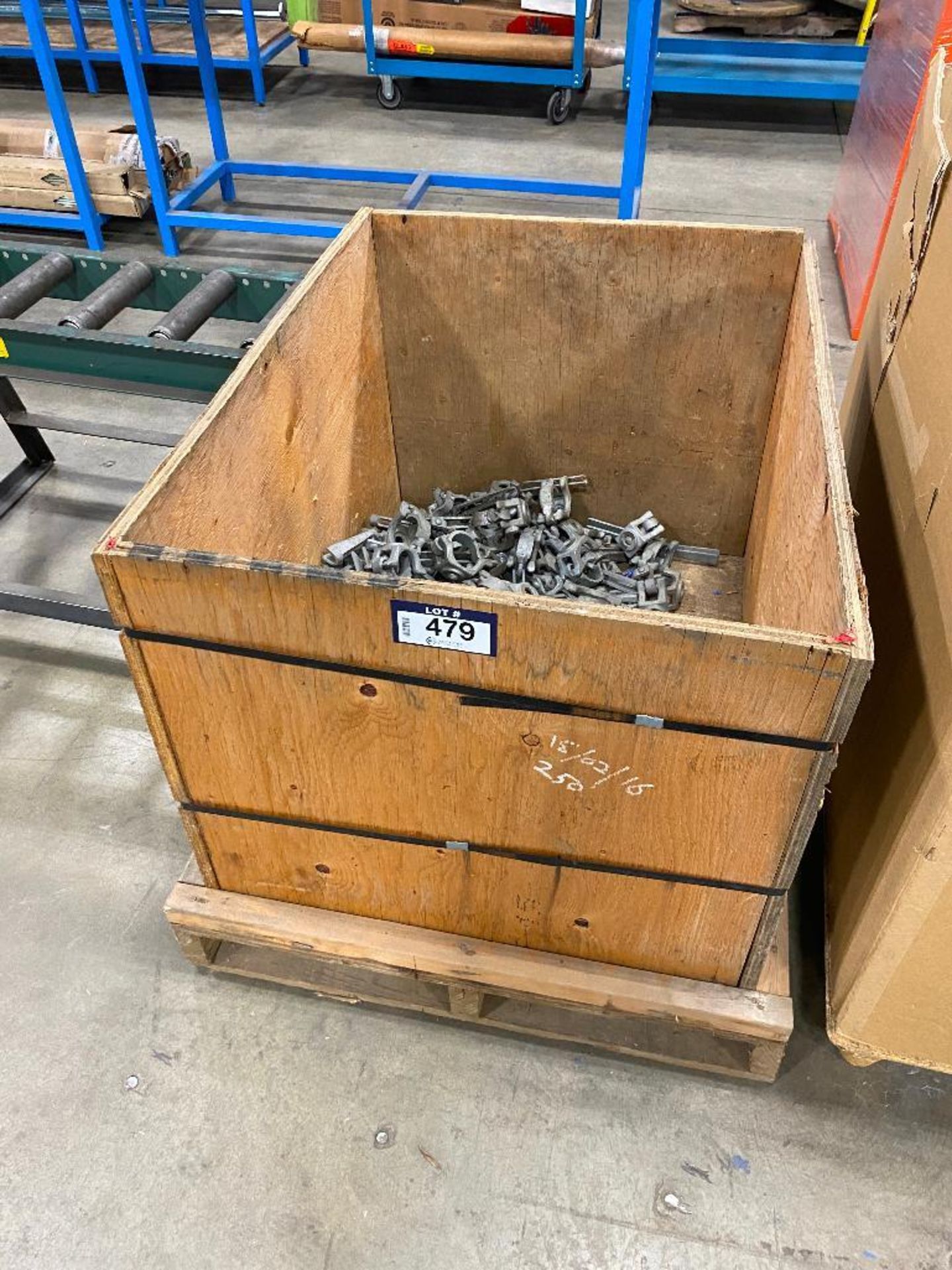 Crate of Asst. Scaffolding Clamps, etc. - Image 2 of 2