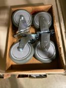 Lot of (4) Asst. Casters