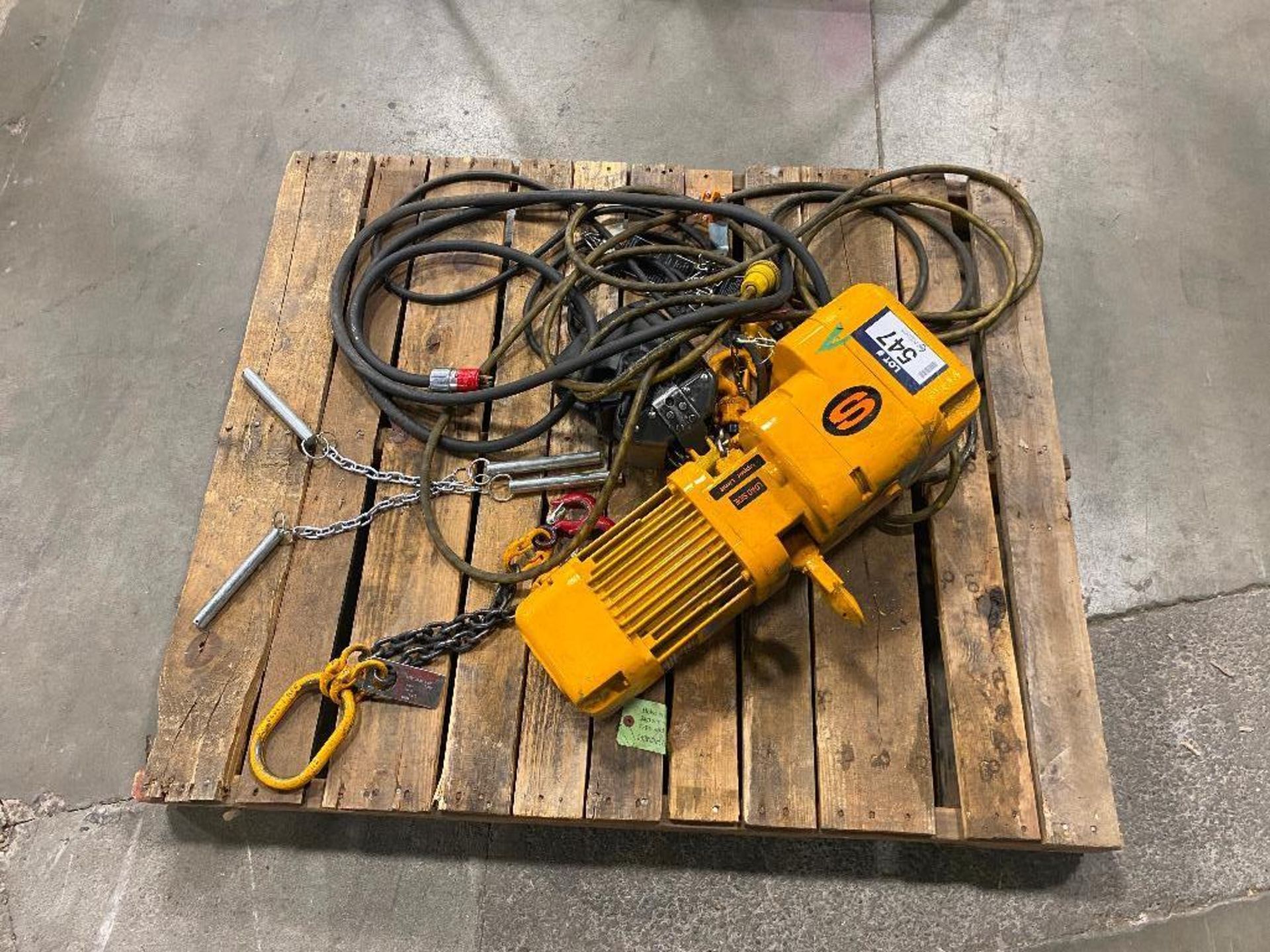 KITO 500kg Electric Chain Hoist, Size:C, 1PH, 115V - Image 2 of 5