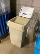 Lot of (2) Waste Bins