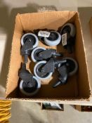 Lot of (7) Rubbermaid Casters