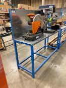 60" X 21" Shop Bench w/ 8" Westward Bench Vise