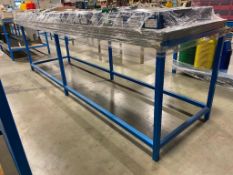 144" X 33" Steel Shop Table