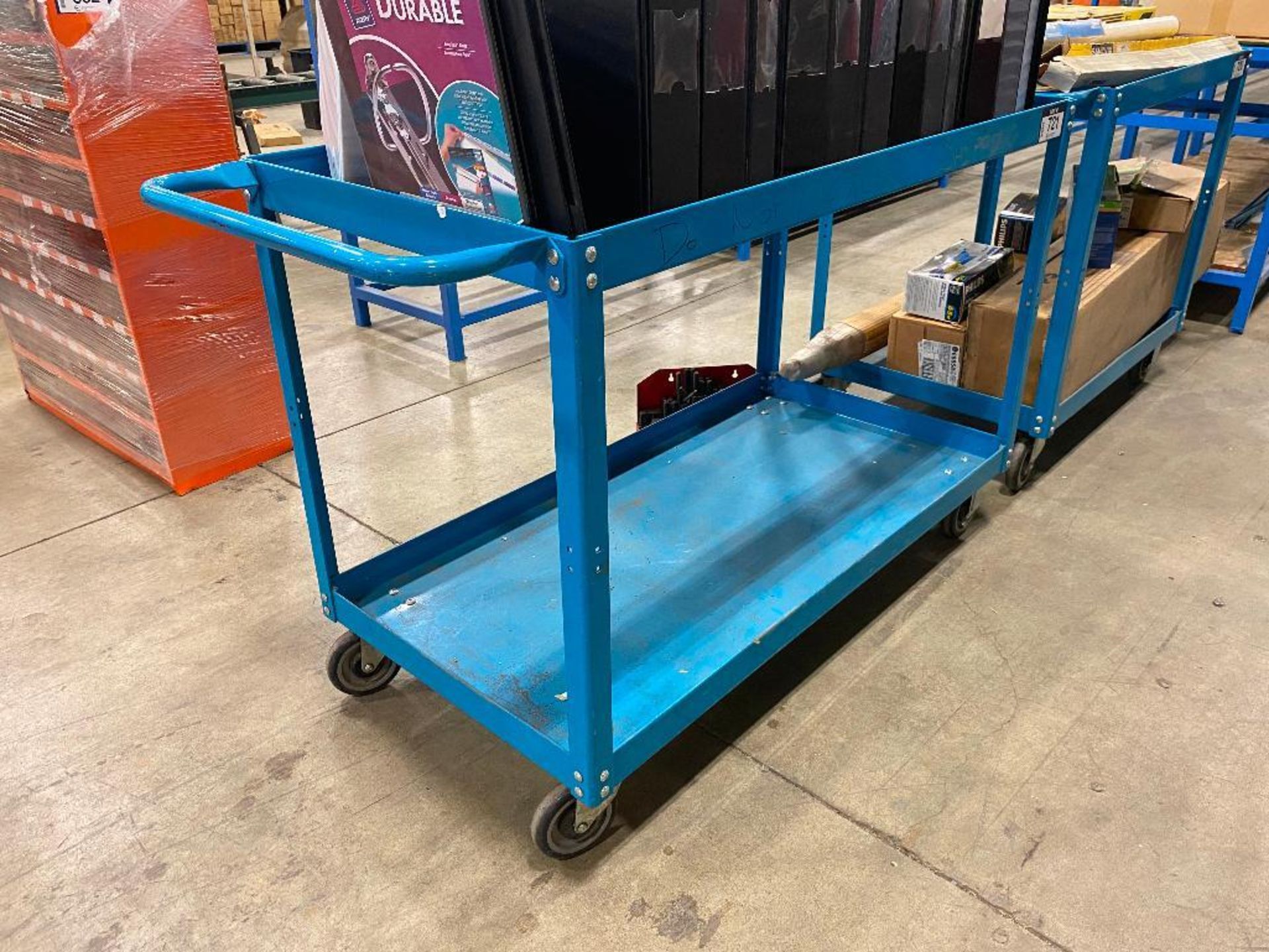 2-Tier 48" Warehouse Shop Cart