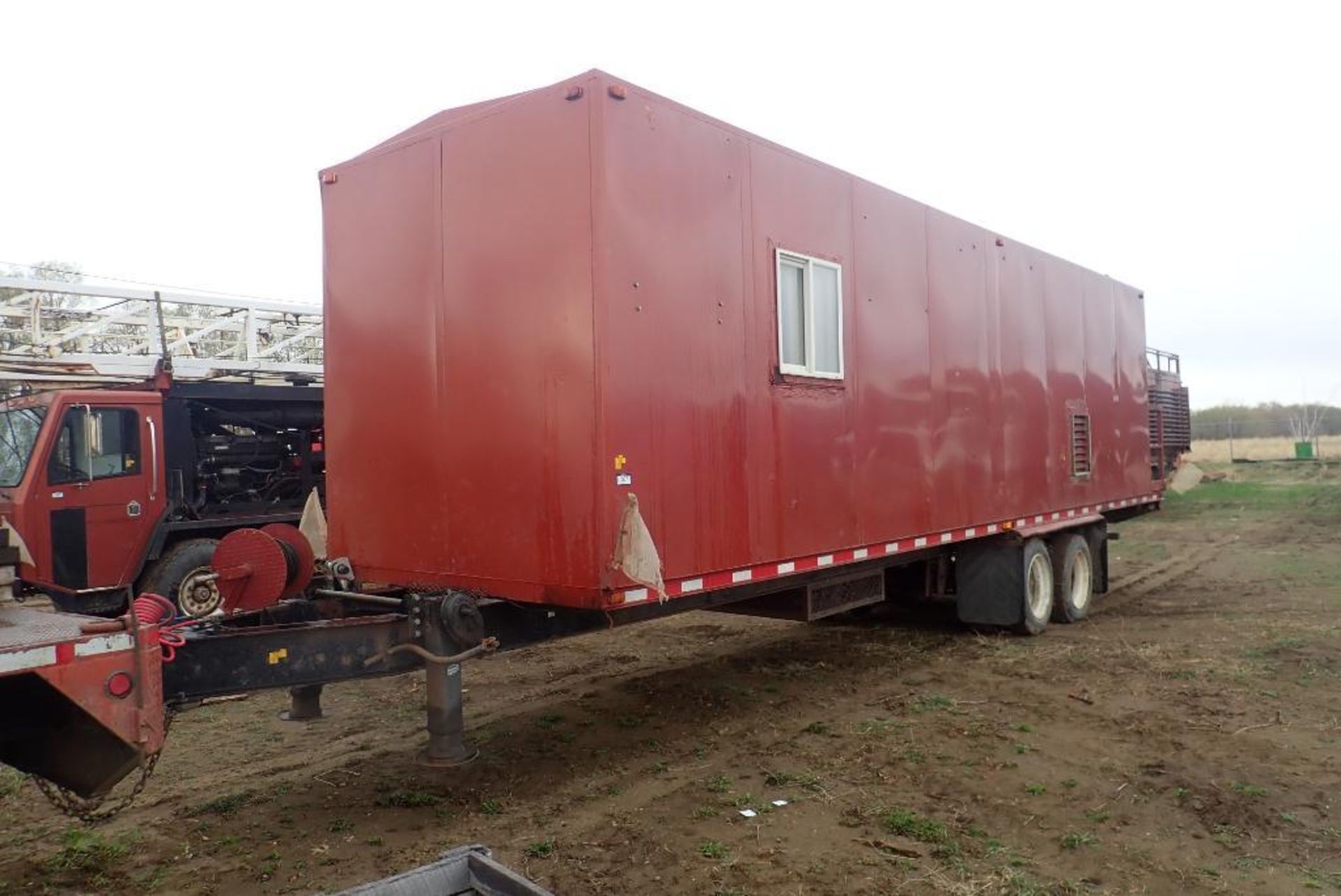 2010 Mustang Tandem Axle Doghouse Trailer, VIN SK401308375.