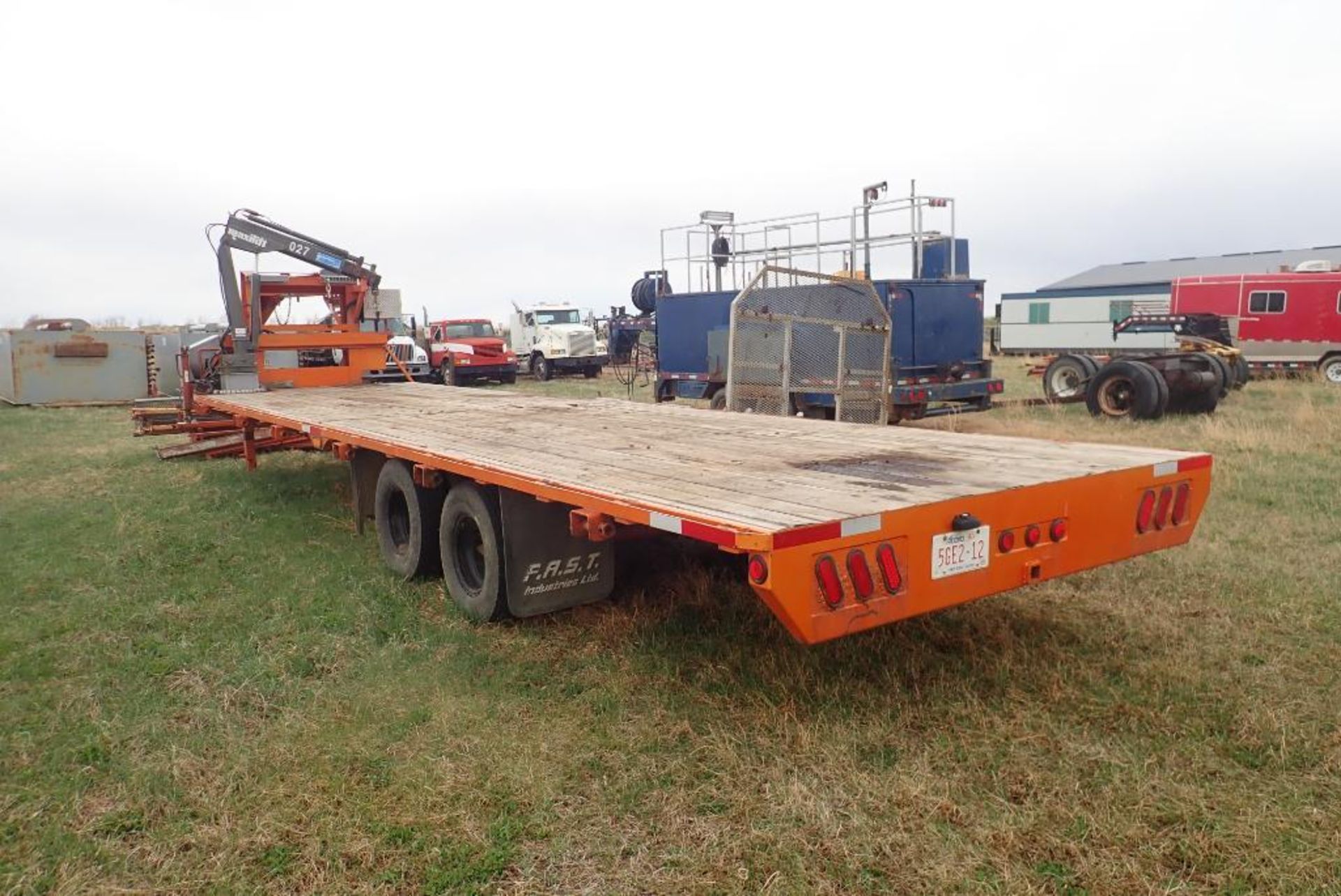 2006 Double A Tandem Axle Gooseneck Dually Flatdeck Trailer, VIN 2DADC32066T006829. - Image 3 of 8