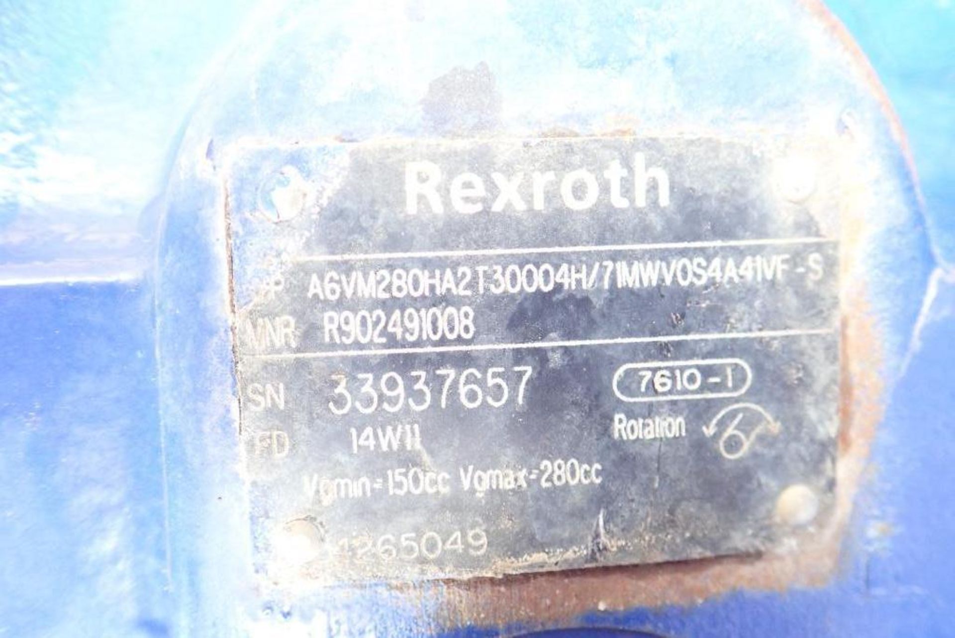 Rexroth 7610-7 Hydraulic Winch. - Image 3 of 3