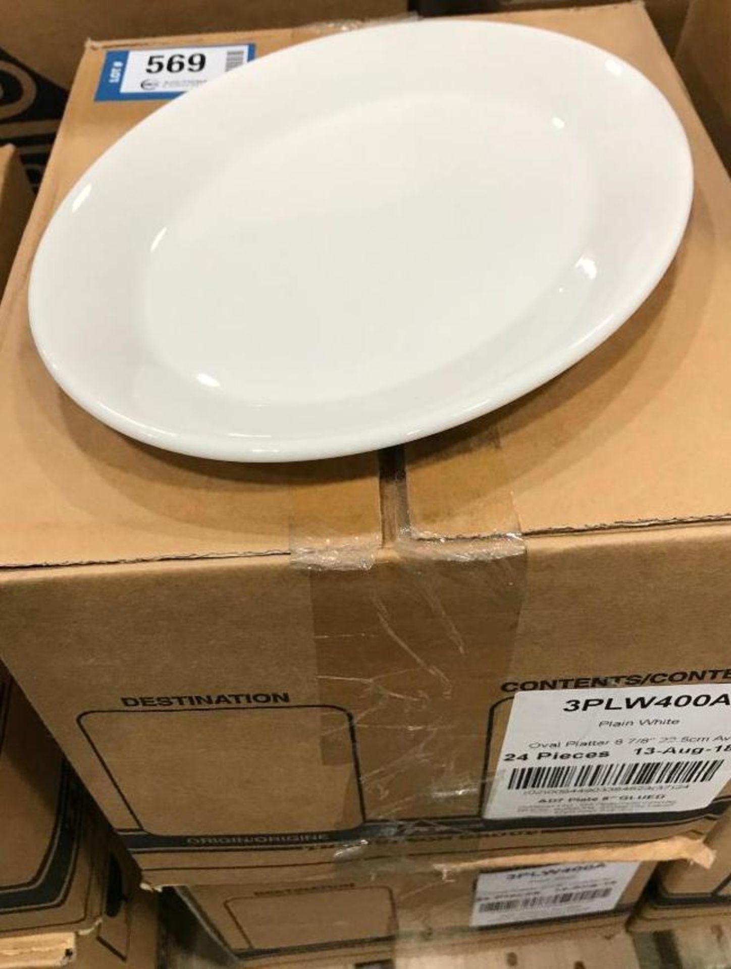 2 CASES OF DUDSON CLASSIC 8 7/8" OVAL PLATTER - 24/CASE, MADE IN ENGLAND