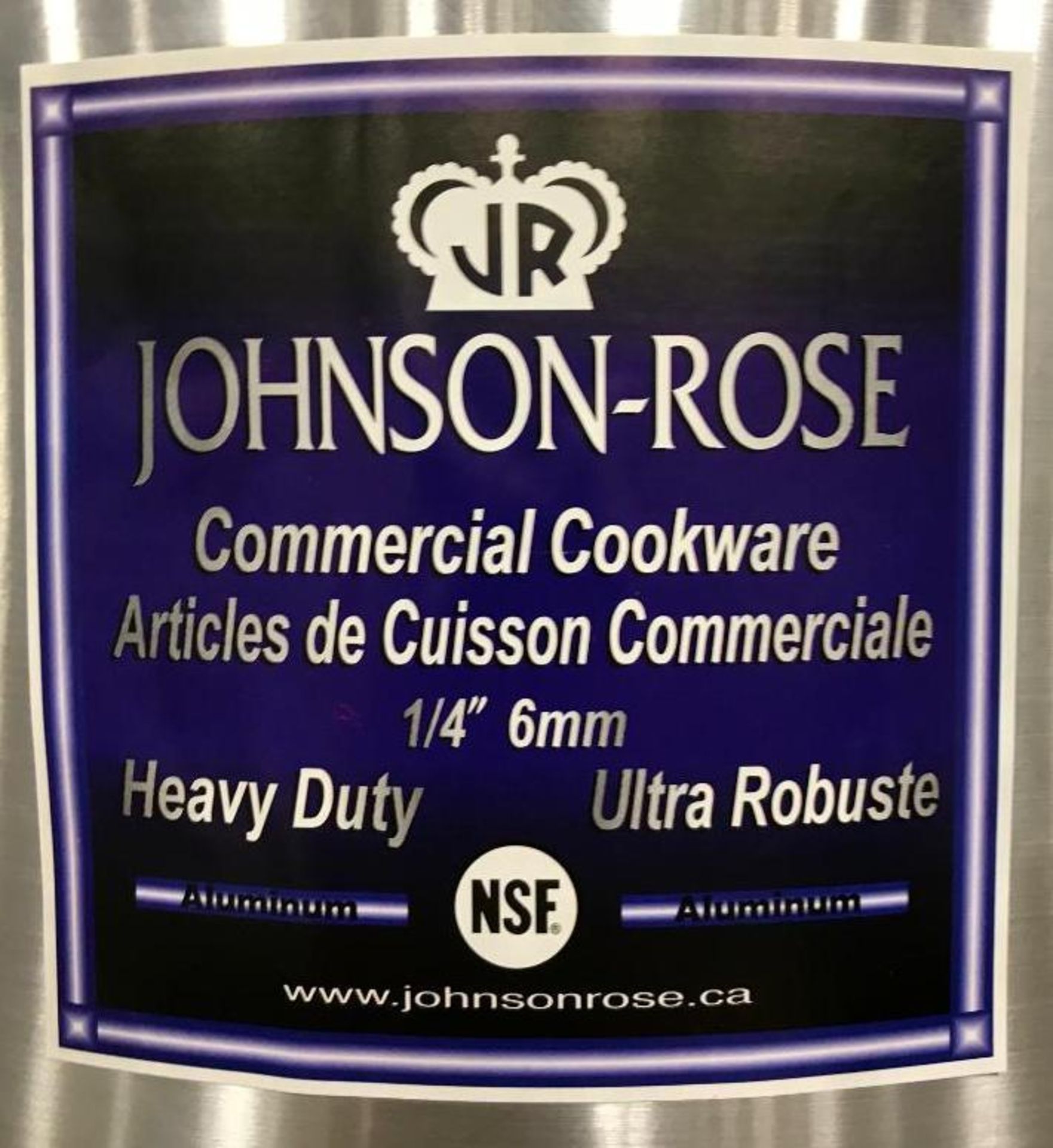 60QT HEAVY DUTY ALUMINUM STOCK POT, JOHNSON ROSE 65760 - NEW - Image 4 of 4