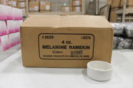 CASE OF 4 OZ MELAMINE RAMEKIN - 48 PER CASE - NEW