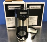 HAMILTON BEACH HDC300 FLEXBREW 1 CUP PODS & K-CUPS - LOT OF 2 - NEW