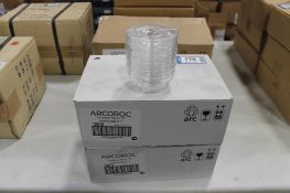 2 CASES OF ARCOROC 3" CLEAR GLASS STACKING SALAD BOWLS, 2.75 OZ - 36 PER CASE - NEW