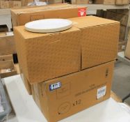 4 CASES OF CHEF & SOMMELIER FJ744 GEODE 8.5" SALAD/DESSERT PLATE - 12 PER CASE - NEW