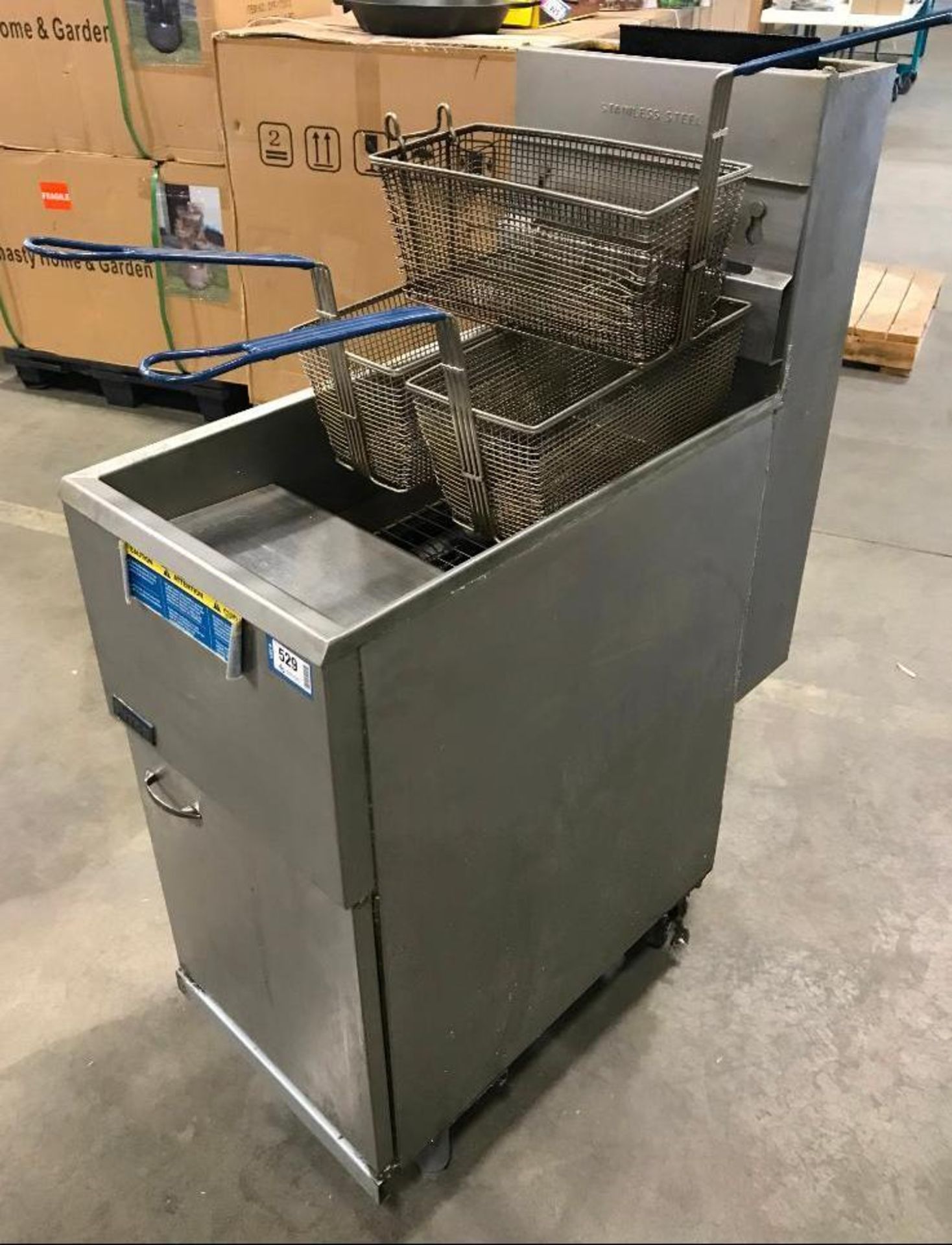 PITCO 40C+ FLOOR TUBE FIRED NATURAL GAS FRYER - Image 7 of 7