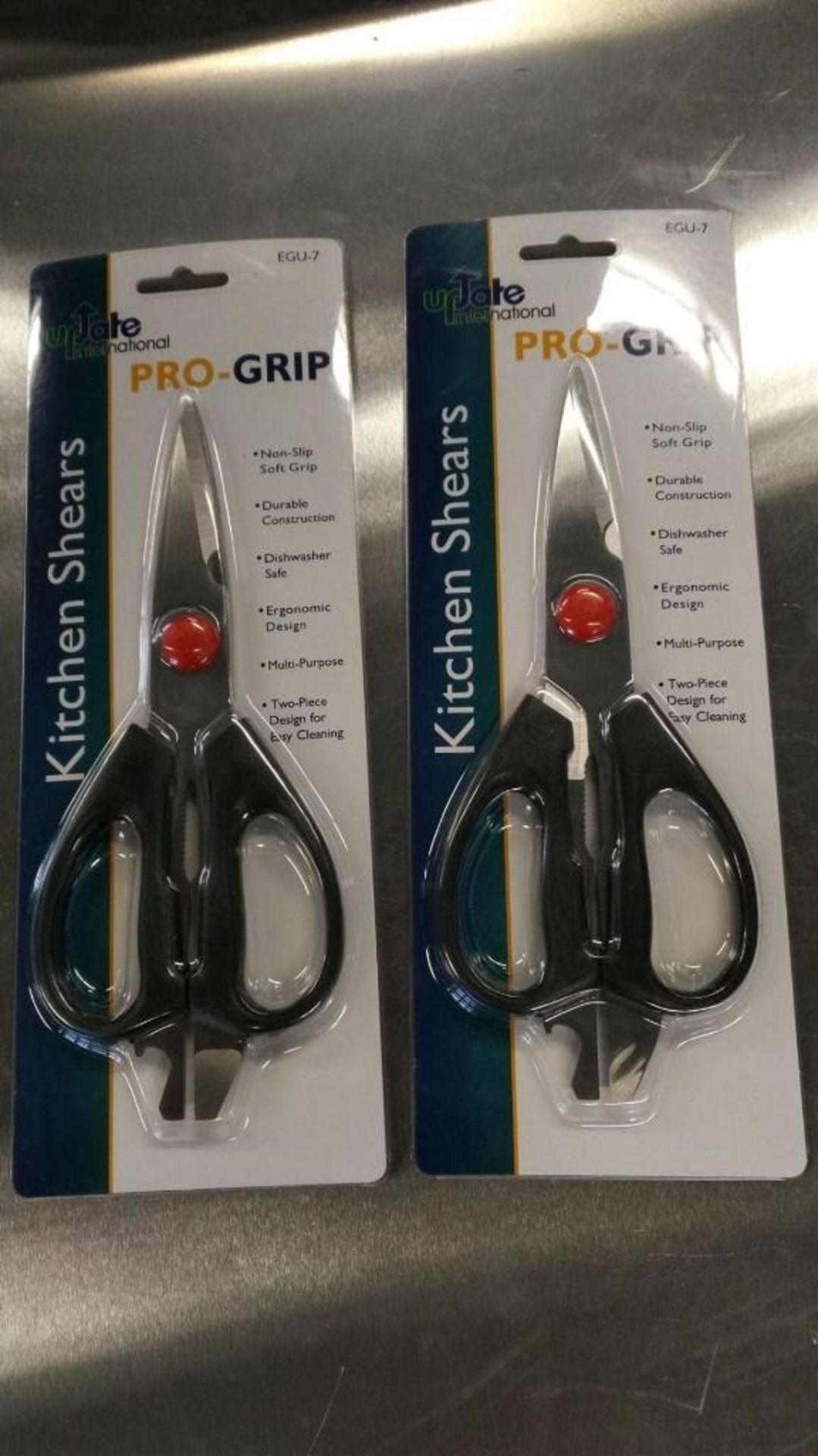 PRO-GRIP KITCHEN SHEARS, UPDATE EGU-7, LOT OF 2 - NEW - Image 2 of 2