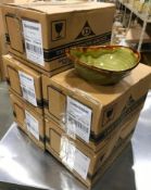 5 CASE OF DUDSON HARVEST GREEN DEEP BOWL 6 3/8" - 6/CASE, MADE IN ENGLAND