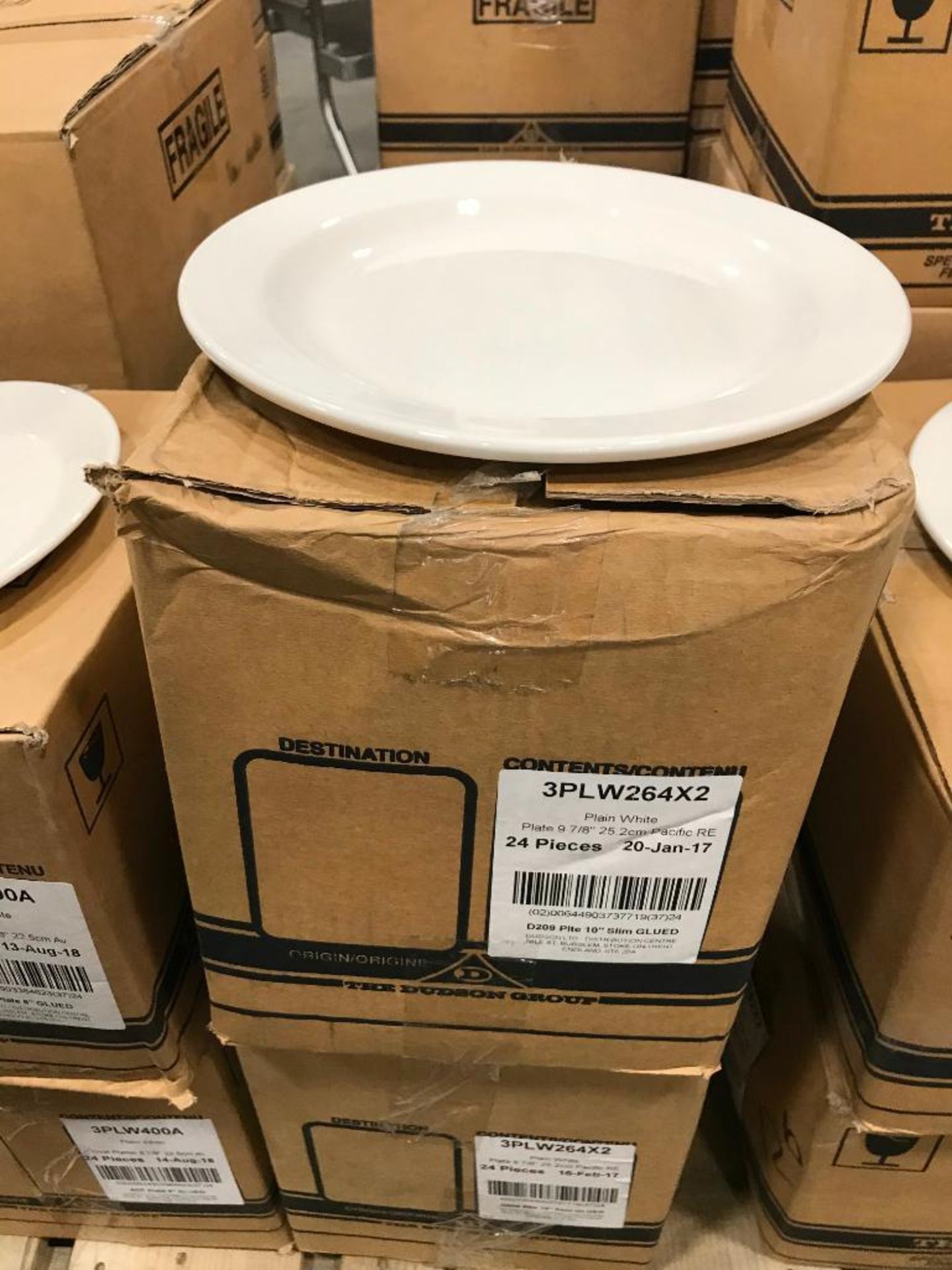 2 CASES OF DUDSON CLASSIC 9 7/8" ROLLED EDGE MID RIM PLATE - 24/CASE, MADE IN ENGLAND - Image 5 of 5