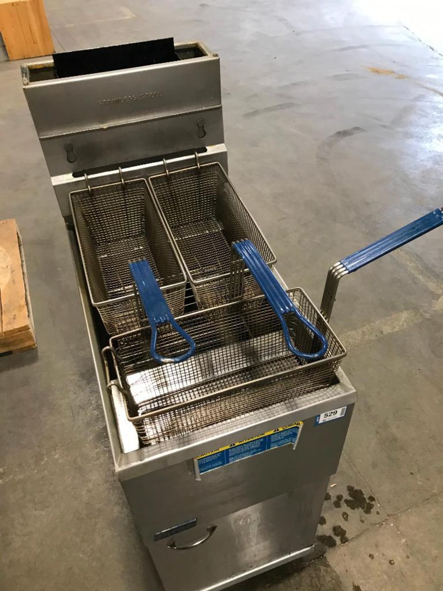 PITCO 40C+ FLOOR TUBE FIRED NATURAL GAS FRYER - Image 4 of 7