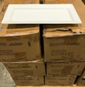 ARCOROC CAPITALE 12 1/4" X 5 7/8" FLATBREAD PLATE - LOT OF 72 - NEW