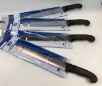 10" SABRE SLICING KNIVES, JOHNSON-ROSE 25210 - LOT OF 4 - NEW