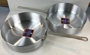 6QT PREMIUM SAUTE PAN - LOT OF 2 - JOHNSON ROSE 64936 - NEW