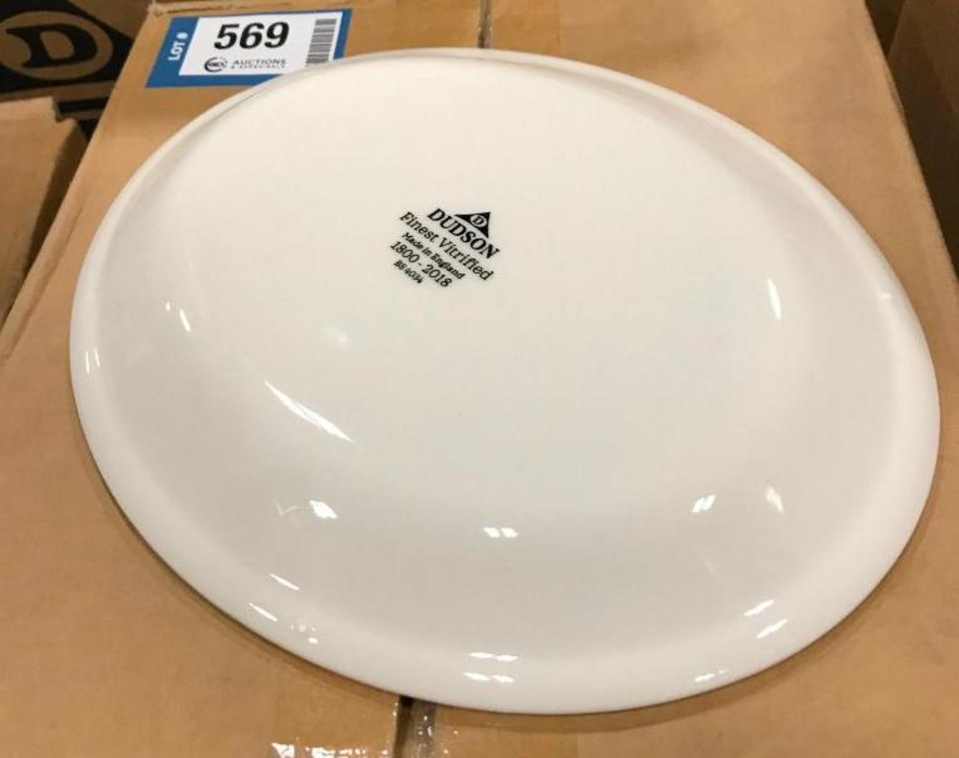 2 CASES OF DUDSON CLASSIC 8 7/8" OVAL PLATTER - 24/CASE, MADE IN ENGLAND - Image 2 of 4