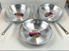 10" ALUMINUM FRY PAN, LOT OF 3 - OMCAN 43331