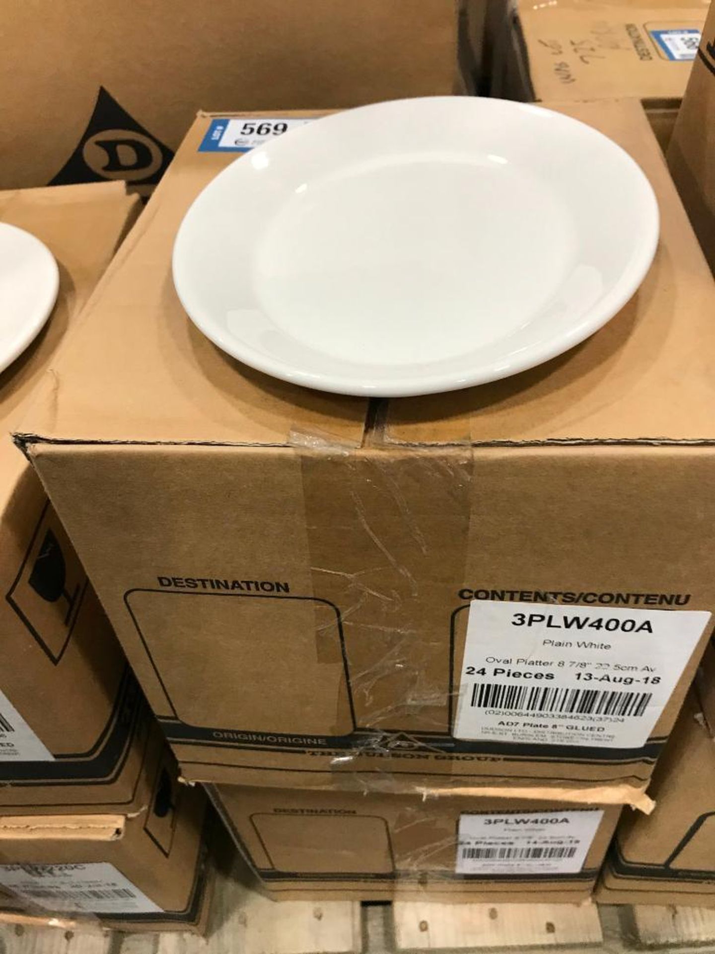 2 CASES OF DUDSON CLASSIC 8 7/8" OVAL PLATTER - 24/CASE, MADE IN ENGLAND - Image 4 of 4