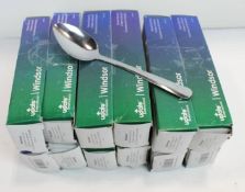 12 DOZEN WINDSOR DESSERT SPOONS - UPDATE WM-33 - LOT OF 144 - NEW