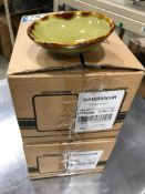 2 CASE OF DUDSON HARVEST GREEN SMALL BOWL 4 7/8" - 12/CASE, MADE IN ENGLAND